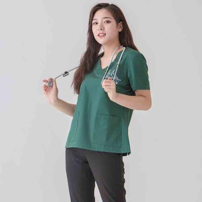 China Fashionable Hospital Scrubs Uniform Sets Stylish Nursing Women Scrubs Uniform Sets for sale