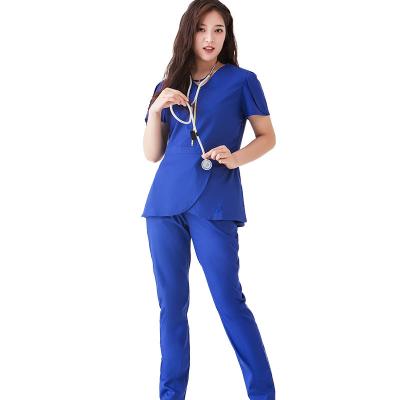 China Medical Hospital Scrub Sets Woman Hospital Uniforms With Scrub Suit Nursing Hospital Top Quality Uniform For Women for sale