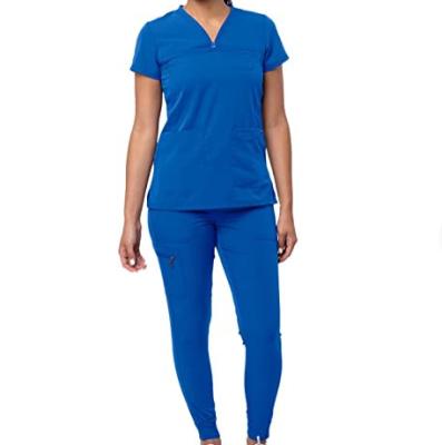 China Wholesale Unisex Hospital Cotton Nurse Medical Scrubs Hospital Nursing Uniforms for sale