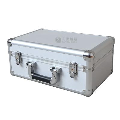 China Custom Case Easy Care Silver Aluminum Case For Security Products for sale