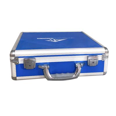 China Custom Case Easy Care Blue Aluminum Case With CNC EVA Padding for sale