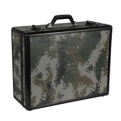 China Latest Model Aluminum Frame Aluminum Case Army Green Military Box for sale