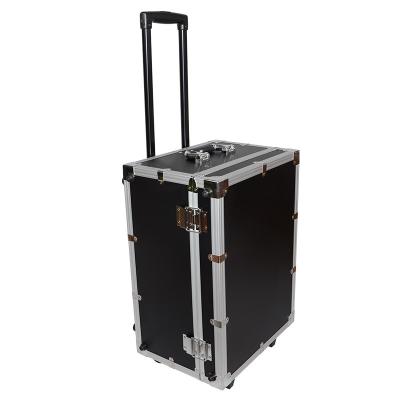 China High quality hot sale black aluminum trolley case for tool for sale