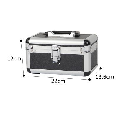 China Black Aluminum Custom Storage Crate Aluminum Storage Case Storage Box With Divider for sale