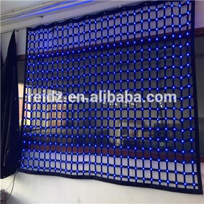 China Cheap P100mm Indoor Soft Full Color P50mm Led Mesh Screen for sale