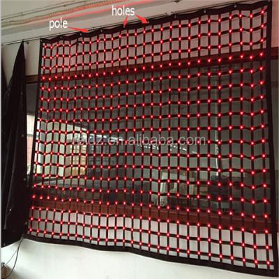 China RGB indoor full color mesh led curtain for sale for sale