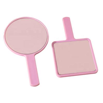 China Factory Direct Selling Customized PS 200PCS Customized Logo Held Mirror Cosmetic Multiple Color Mirror Hand for sale