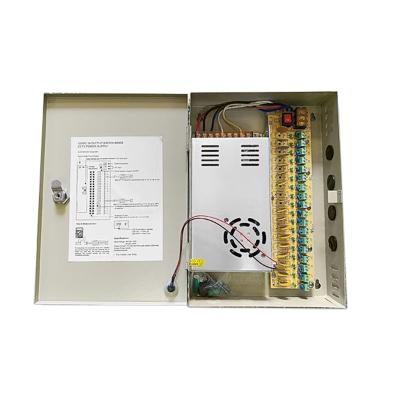 China 12V 30A 18 Way Auto-recovery CCTV Box Wholesale Power Switching Power Supply For Security Camera 315*210*60mm for sale