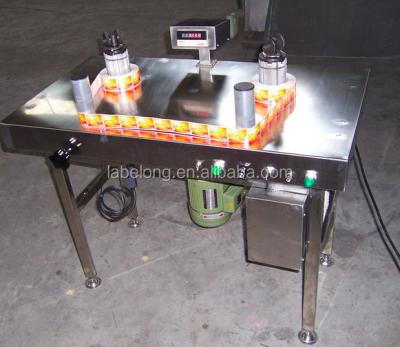 China CLOTHING Label Automatic Single Counter Label Rewinder for sale