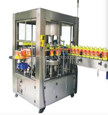 China Beverage Roll Fed Labeler /Hot Melt Glue Labeling Machine for sale