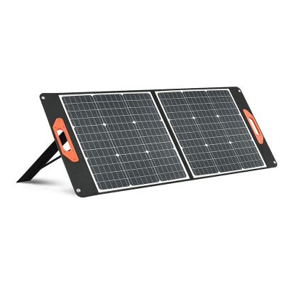 China Factory direct sales competitive price 100w sunpower portable charger solar panel for camping 56cmx63.2cm for sale