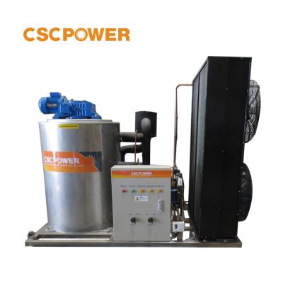 China CSCPOWER Hotels Ice Flake Machine 2.5 Ton Flake Snow Ice Maker Machine Commercial Flake Ice Machine for sale