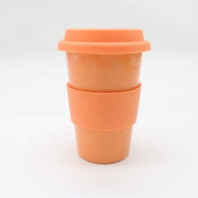 China Sustainable 100% Biodegradable Coffee Mug No Plastic No Melamine PLA Fiber Coffee Cup Bamboo Coffee Mug for sale