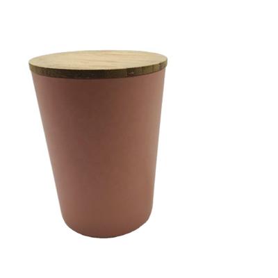 China New Durable 100% Natural Sustainable PLA Food Storage Container Bamboo Air Sealed, Pet Storage Jar Food Jar for sale