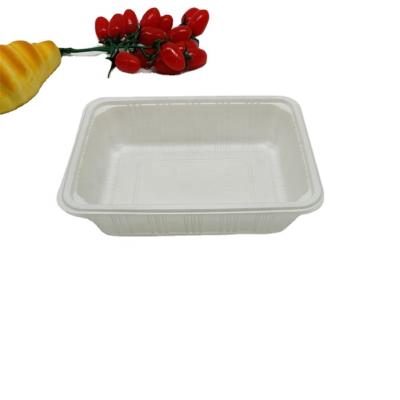 China PLA Disposable Compostable Fast Food Base Plastic Disposable Dish for sale