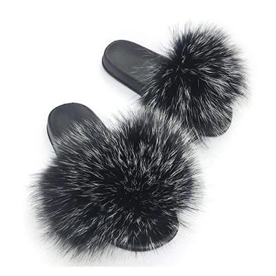 China Fashion Trend Factory Wholesale Customized Fashionable Casual Shoes Women's Lady Fur Sandals Summer Slippers for sale