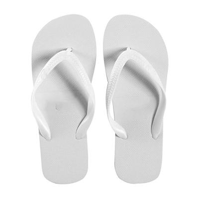 China Hot New Design Men's Women's Wholesale White Flip Flops Thongs Fashion Trend Selling Beach Slippers for sale