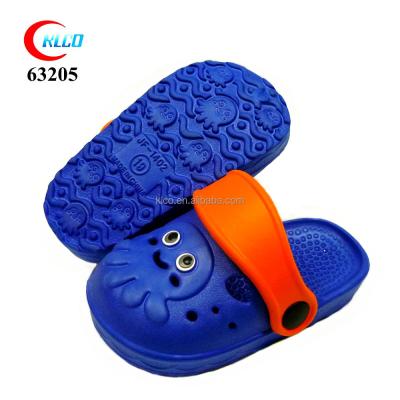 China Good Quality Quick-drying Kids Shoes Wholesale Blue Kids Sandals Eva Clogs Summer Beach Slippers for sale