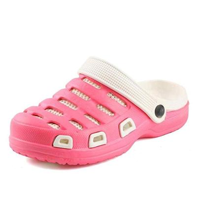 China Wholesale Anti-slippery pink black and blue outdoor shoes gardening EVA girls shoes crogs sandals summer women slippers clog shoes for sale