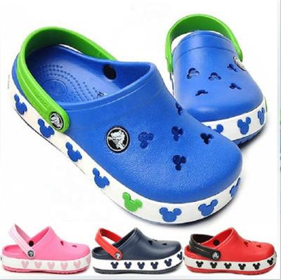 China 2020 Summer Flat Round EVA Garden Hole Boys Shoes Children Beach Slippers Children Girls Sandals for sale