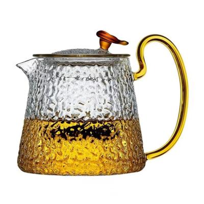 China Universal Single Pot Stocked Nordic Style Kung Fu Glass Teapot Wholesale for sale