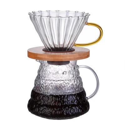 China Viable Hot Selling Pyrex Glass Coffee Pot, Amazing Design Coffee Machine With Coffee Dripper Injector for sale