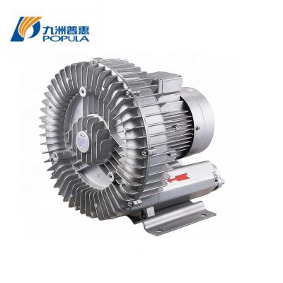 China High Pressure 4hp 3kw 3 Phase POPULA Industrial Hot Air Ring Blower for sale