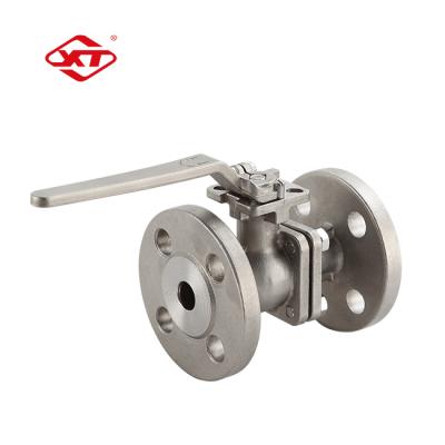 China DN15 ball valve test bench Q41F-40R flange ball valve construction can be installed horizontally and vertically for sale