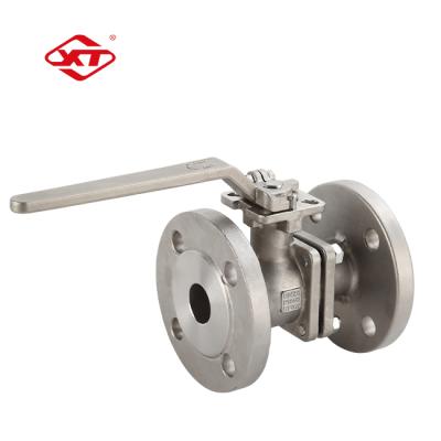 China Engineering Q41F-40R 1inch Flange Ball Valve 1 Inch RF Stainless Steel Ball Valve for sale