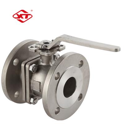 China Q41F-40R DN50 Flange Ball Valve Stainless Steel Durable Body CF8M Construction for sale