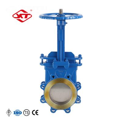 China PZ73H-150LB 6inch API Cast Steel Knife Gate Valve CE Standard Certification Construction for sale