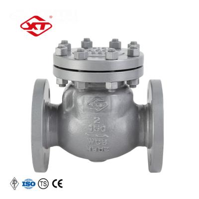 China High Quality H44H-150LB 2inch Municipal Construction Cast Steel API Flange Check Valve Made in China for sale