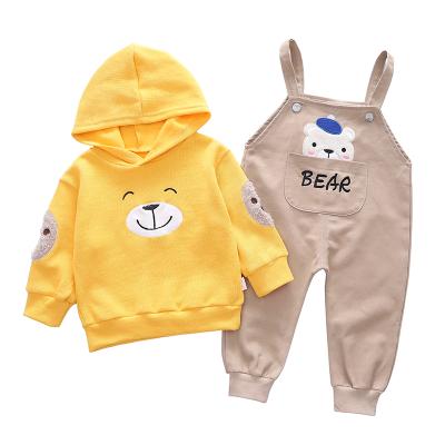 China Casual made in China 1-5 years old girls cute children's two-piece suit spring and autumn long sleeve jumpsuits for sale