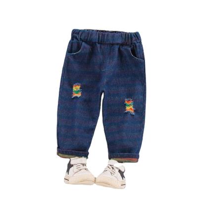 China 2021 spring and autumn high quality boutique children's breathable jeans 1-5 years old boys casual pants for sale