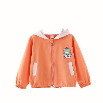 China Cheap Wholesale Children's Wear Cartoon Zipper Jacket 1-5 Years Boys Long Sleeve Casual Jacket Windproof for sale