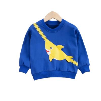 China 2021 Factory Wholesale Children's Casual Long Sleeve Sweater 1-5 Years Boys Cartoon Round Neck Wear for sale