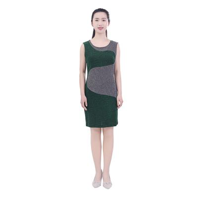 China Sets Custom Promotional Uniforms Sleeveless O Neck Women Dress Style Fashion Dress for sale