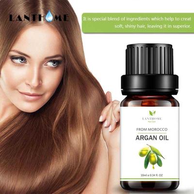 China LANTHOME ODM/OEM High Quality Pure Organic Natural Hair Loss Prevention Hair Care Reduce Hair Fall Treatment Organic Plant Extracts Hair Oil Argan for sale