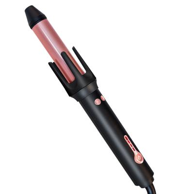 China Travel Size 360 ​​Travel Size Tourmaline Hair Wet Dry Curling Iron Private Label Safety Automatic Electric Ceramic Crimp for sale