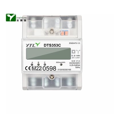 China YTL DTS353C DIN Rail 4 Phase EV Charging Pile Station Model DTS353C for sale