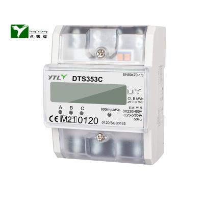 China YTL DTS353C DIN Rail Module 4 Submeter Three Phase DTS353C for sale