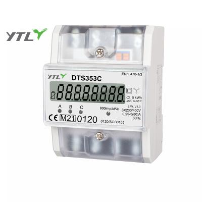 China YTL DTS353C Three Phase 4 Module DIN Rail Power Analyzer CE RoHS Approved DTS353C for sale