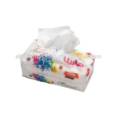 China Environmental Friendly Bamboo Facial Tissue Paper Super Soft Facial Tissue Paper for sale