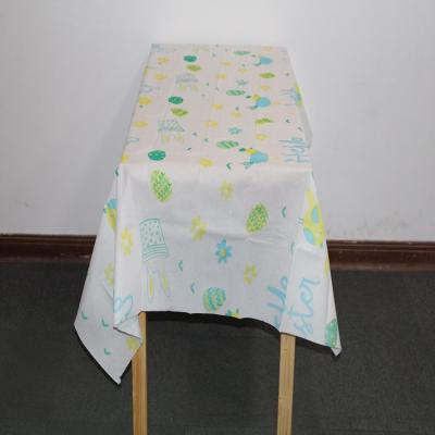 China Disposable Customizable Size and Logo Paper Table Cloth Environmental Protection Table Cover Paper Disposable Materials for sale