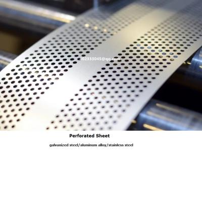 China Decorative Steel Mesh Steel Plate Perforated Aluminum Mesh /galvanized /stainless sheet for sale