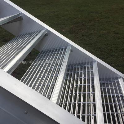 China Industrial Aluminum Bar Grating Stair Tread for sale