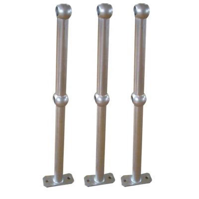 China Singapore Industrial Anodic Oxidation Aluminum Ball Joint Bracket And Balustrade Handrail for sale