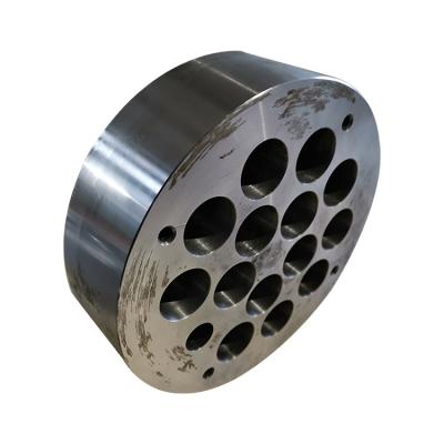 China 45# Steel High Quality Prestressed Post Round Anchor Tension Head And Wedges For Post Tensioning System for sale