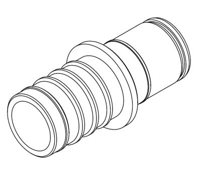 China Carbon Steel #20 Thermoplastic Female Swivel Core Lpg Straight Fitting Brass Hose Tail Straight Fitting Encasing Machine For Braided Hose for sale