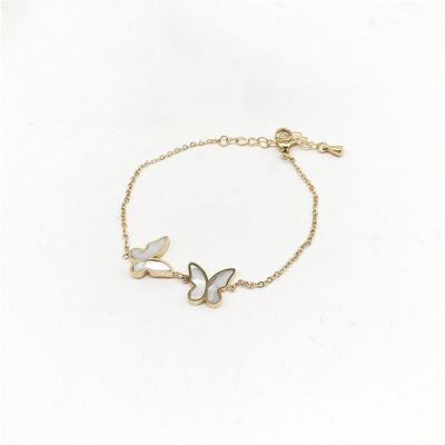 China High quality TRENDY manufacturer custom jewelry non fade butterfly bracelet 2022 new arrivals fashion accessory women accessories for sale